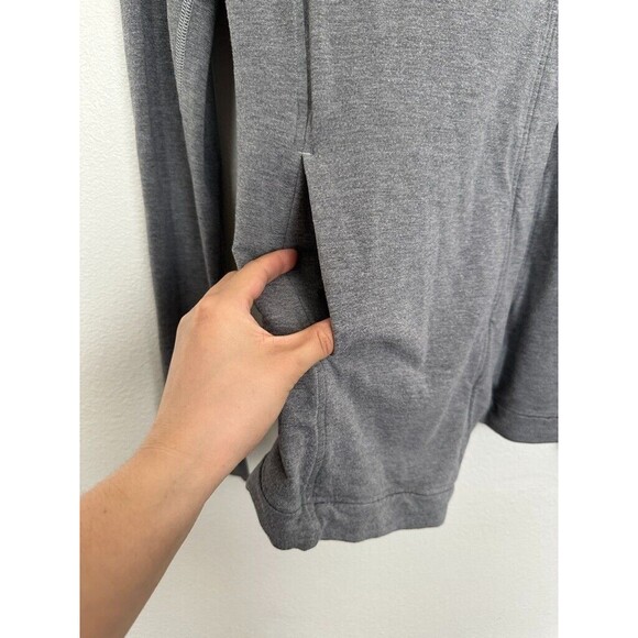 Lululemon Coast Wrap Long Sleeve Cardigan Sweater Modal Blend Gray Women's 10 - Picture 4 of 9